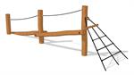 Robinia Skrå balance med tov og net