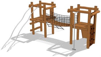 Dobbelttårn med hængebro model B